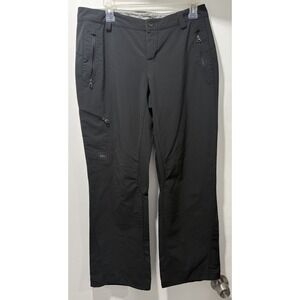 REI Hiking Outdoors Black Hiking Pants RN37249 Zipper Pockets Women Sz 10P NWOT